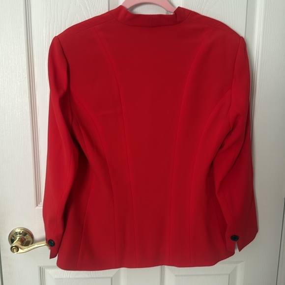 Rag & Bone Red Blazer Classic Suit Jacket size 10 - Picture 4 of 5